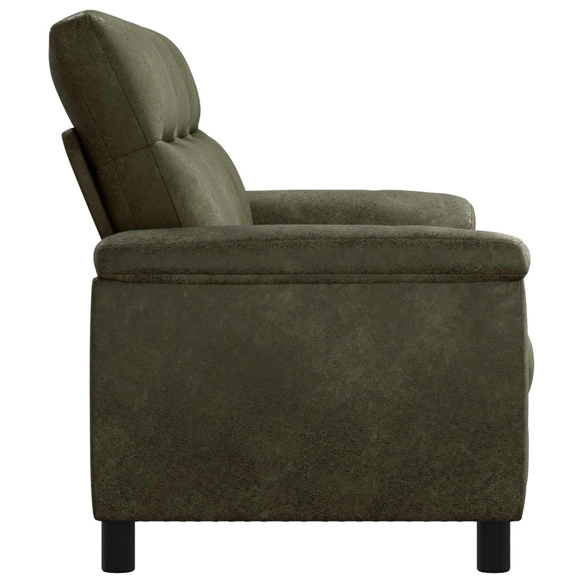 Kanapé Katonai zöld 214 x 90 x 95 cm Műsuede Bőr 4