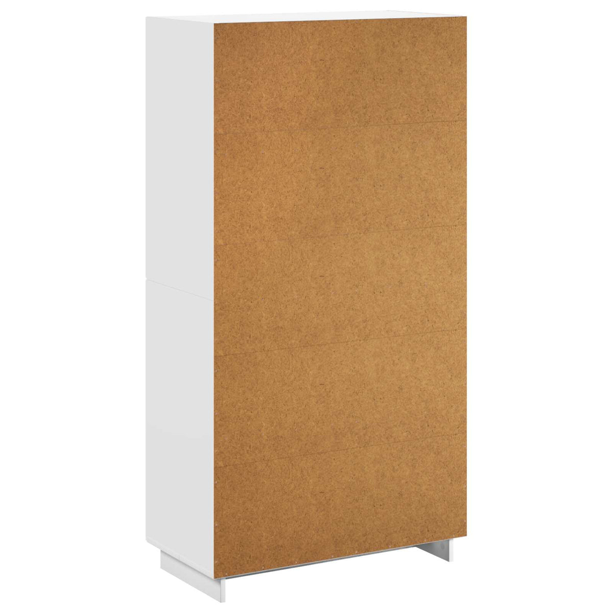 Magas komód Magasfényű Fehér 79 x 41 x 151 cm Szerelt fa 6