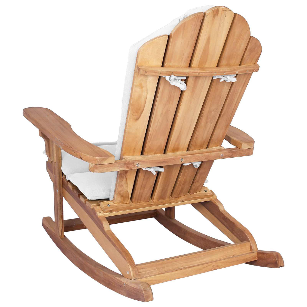 Kerti Adirondack hintaszék Természetes Tömör tíkfa 5