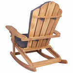 Kerti Adirondack hintaszék Természetes Tömör tíkfa 5