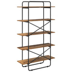 Könyvespolc 5 szintes 100 x 35 x 175,5 cm PB Tölgyfa 5