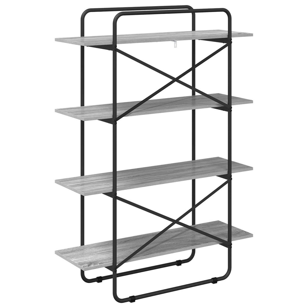 Könyvespolc 4 szintes 100 x 35 x 140 cm PB Szürke Sonoma 5