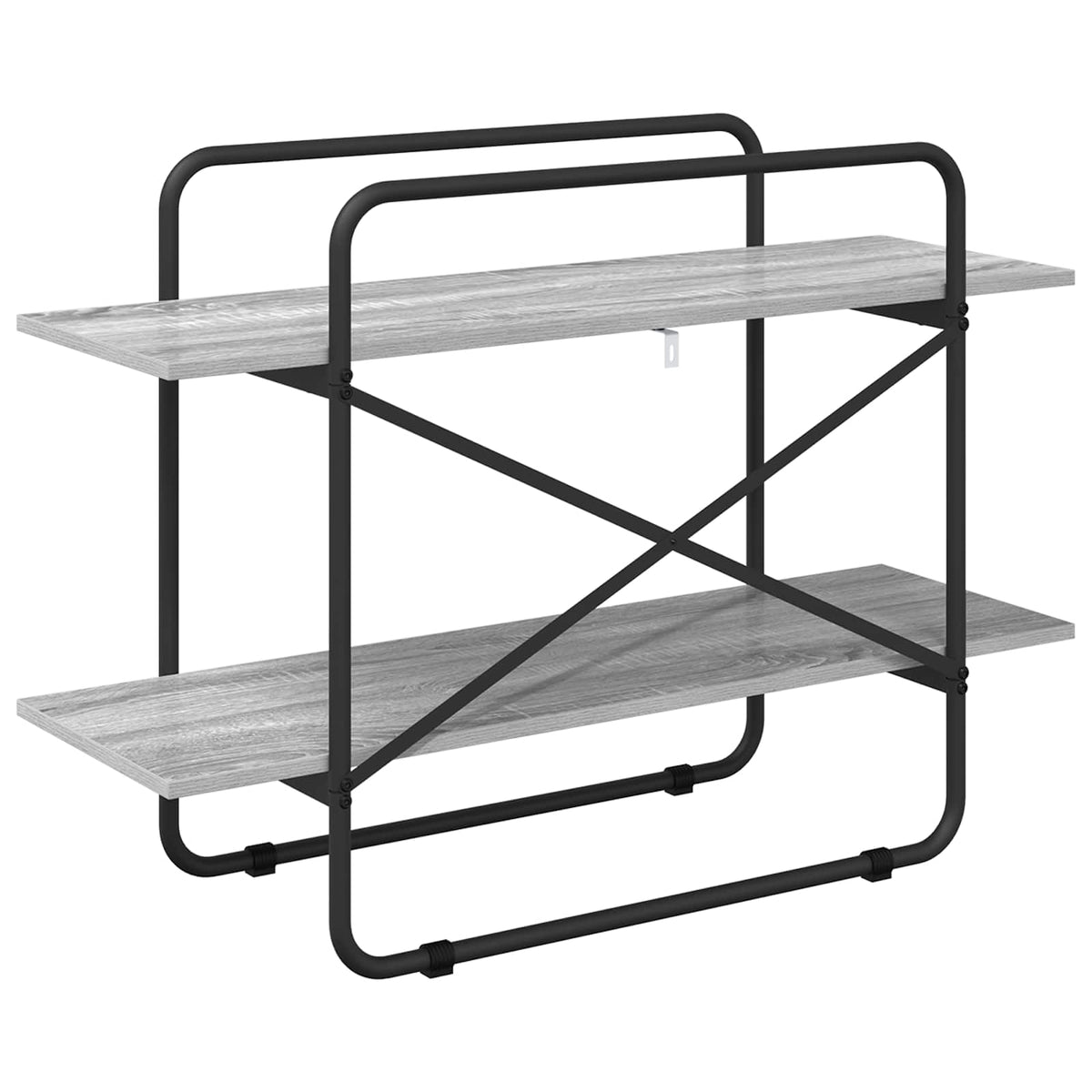 Könyvespolc 2 szintes 100 x 35 x 70 cm PB Szürke Sonoma 5