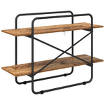 Könyvespolc 2 szintes 100 x 35 x 70 cm PB Tölgyfa 5