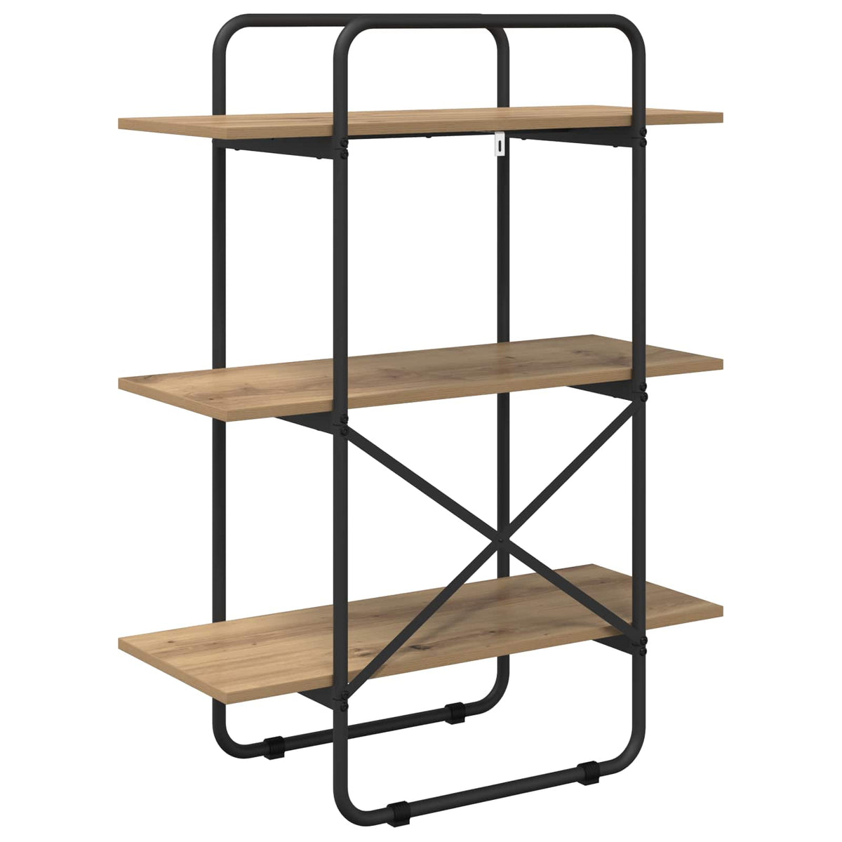 Könyvespolc 3 szintes 60 x 35 x 105 cm PB Kézműves Tölgy 5