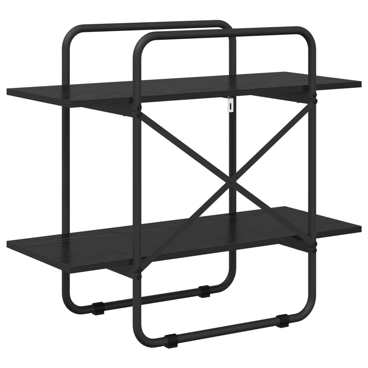 Könyvespolc 2 szintes 60 x 35 x 70 cm PB Fekete Tölgy 5