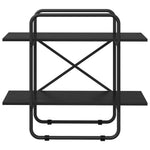 Könyvespolc 2 szintes 60 x 35 x 70 cm PB Fekete Tölgy 3