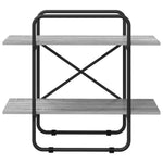 Könyvespolc 2 szintes 60 x 35 x 70 cm PB Szürke Sonoma 3