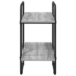Könyvespolc 2 szintes 60 x 35 x 70 cm PB Szürke Sonoma 4