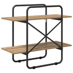 Könyvespolc 2 szintes 60 x 35 x 70 cm PB Kézműves Tölgy 5
