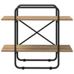 Könyvespolc 2 szintes 60 x 35 x 70 cm PB Kézműves Tölgy 3
