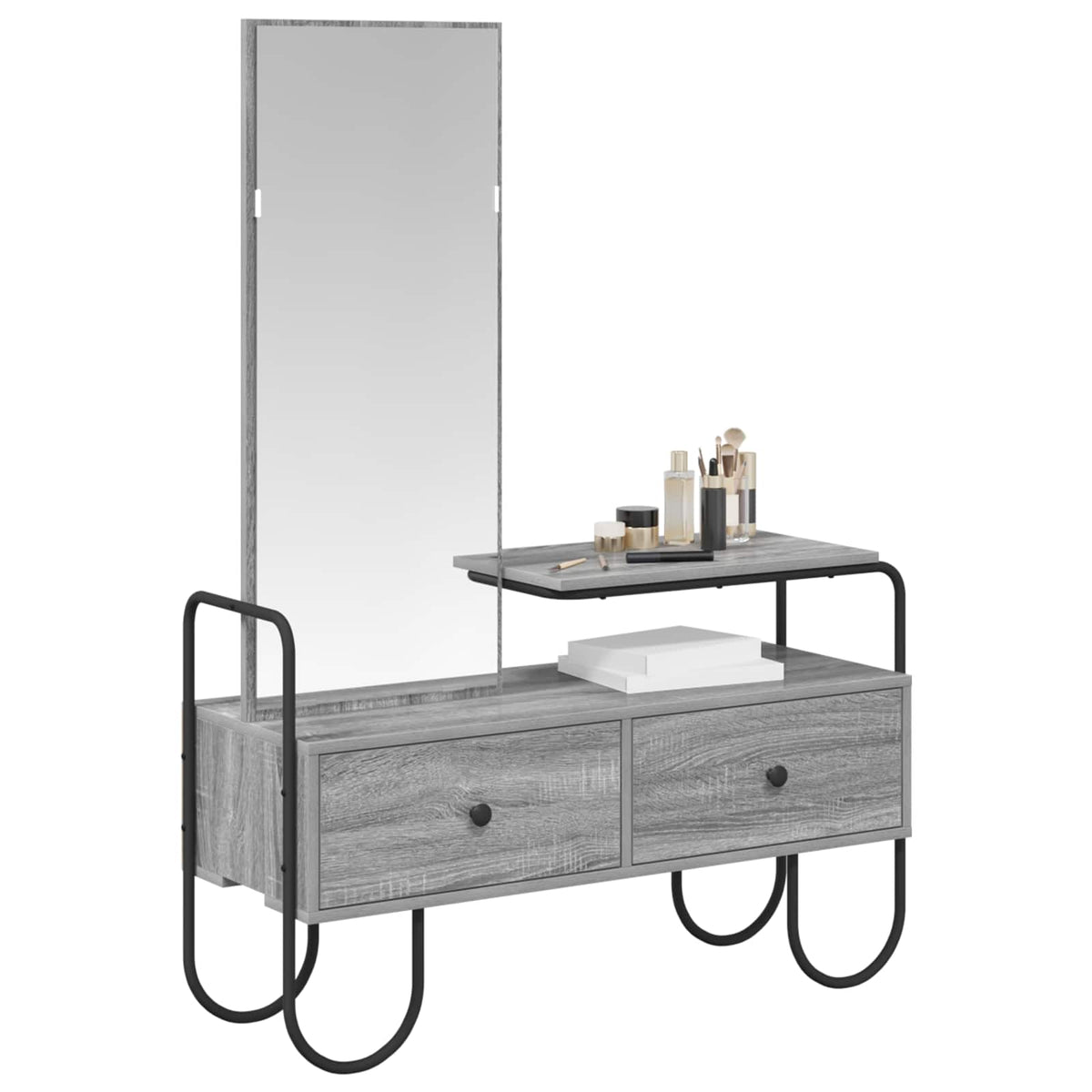 Öltözködőasztal Szürke Sonoma 100 x 36,5 x 136 cm Szerelt Fa 3