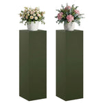 Növényállvány 2 pcs Olajzöld 30 x 30 x 100 cm Acél 3