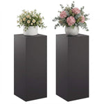 Növényállvány 2 pcs Fekete 40 x 40 x 100 cm Acél 3
