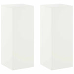 Növényállvány 2 pcs Fehér 40 x 40 x 100 cm Acél 2