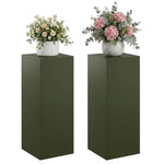 Növényállvány 2 pcs Olajzöld 40 x 40 x 100 cm Acél 3