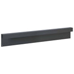 Kerti takaróprofil 2 db 100 x 5 x 15 cm Acél Antracitszürke 5