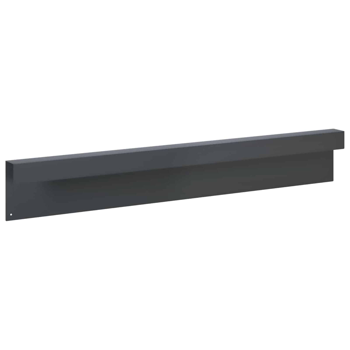 Kerti takaróprofil 2 db 100 x 5 x 15 cm Acél Antracitszürke 5
