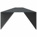Kerti takaróprofil 2 db 100 x 10 x 5 cm Acél Antracitszürke 4