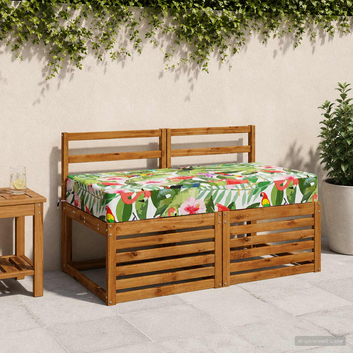 Ülőpárna SOEST 100% poliészter Sokszínű 120 x 80 x 15 cm