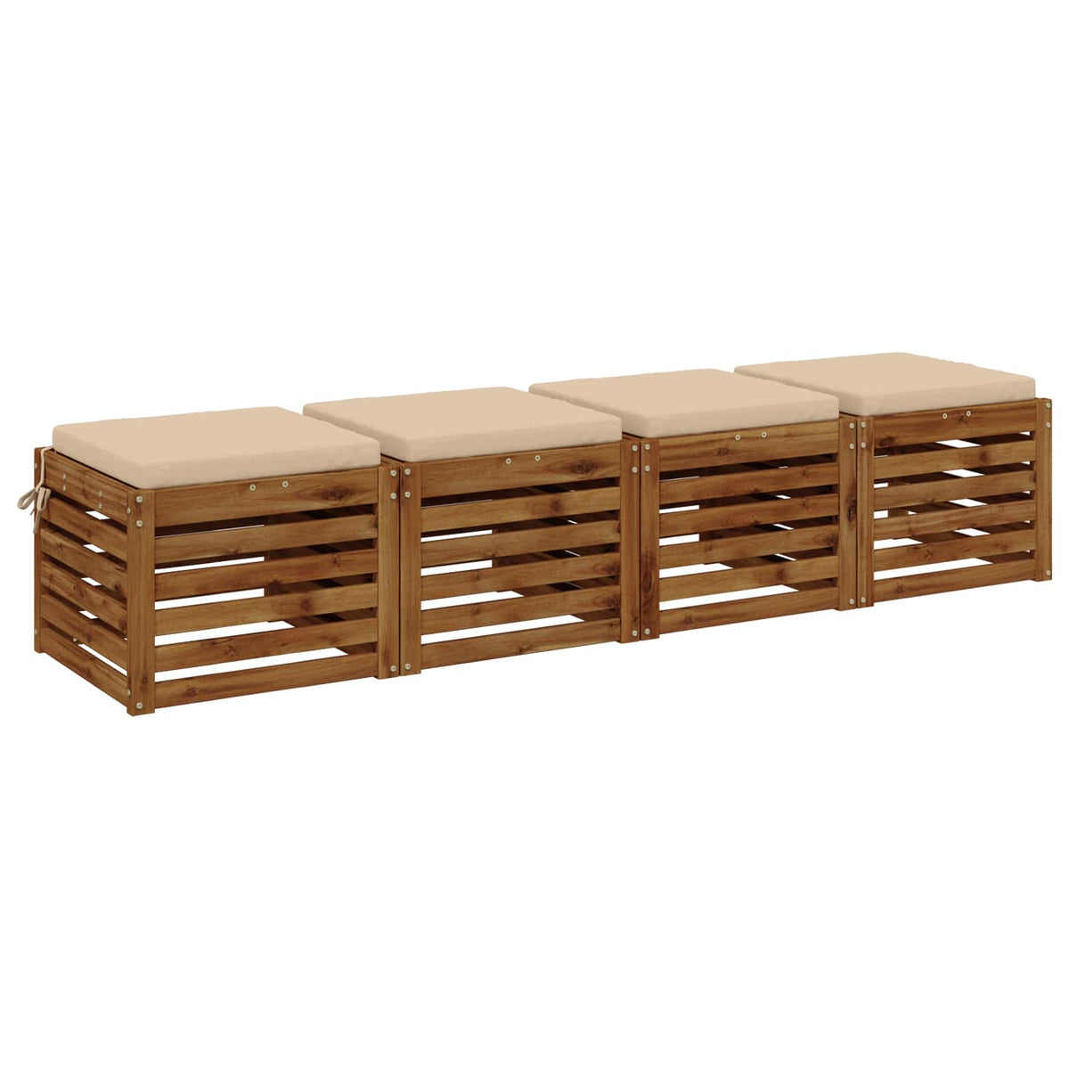 4 darabos ülőpárna SOEST 4 db 100% poliészter Krémszínű 3