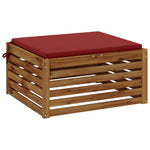 1 darabos ülőpárna SOEST 100% poliészter Bordó 60 x 60 x 3 cm 3