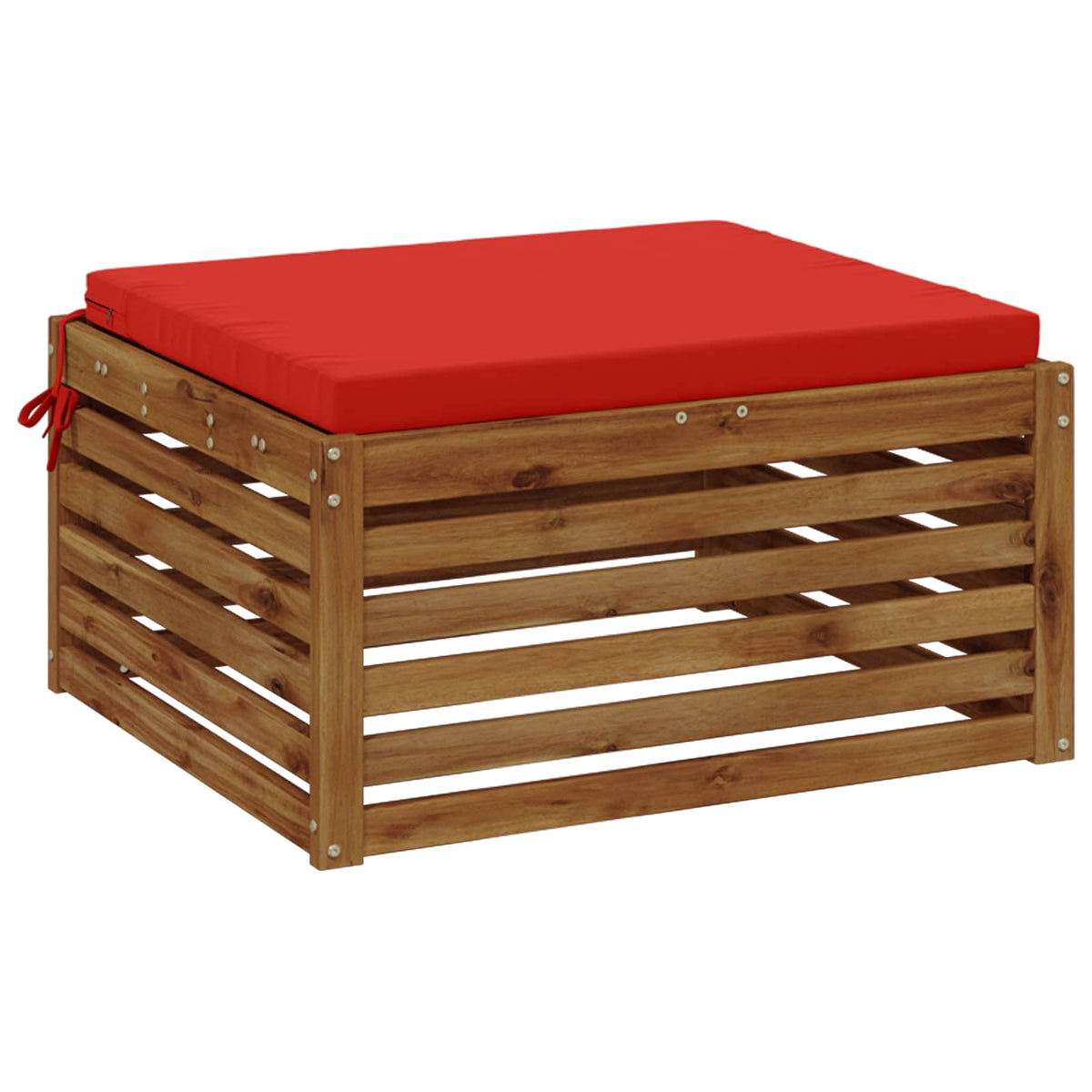 1 darabos ülőpárna SOEST 100% poliészter Piros 60 x 60 x 5 cm 3