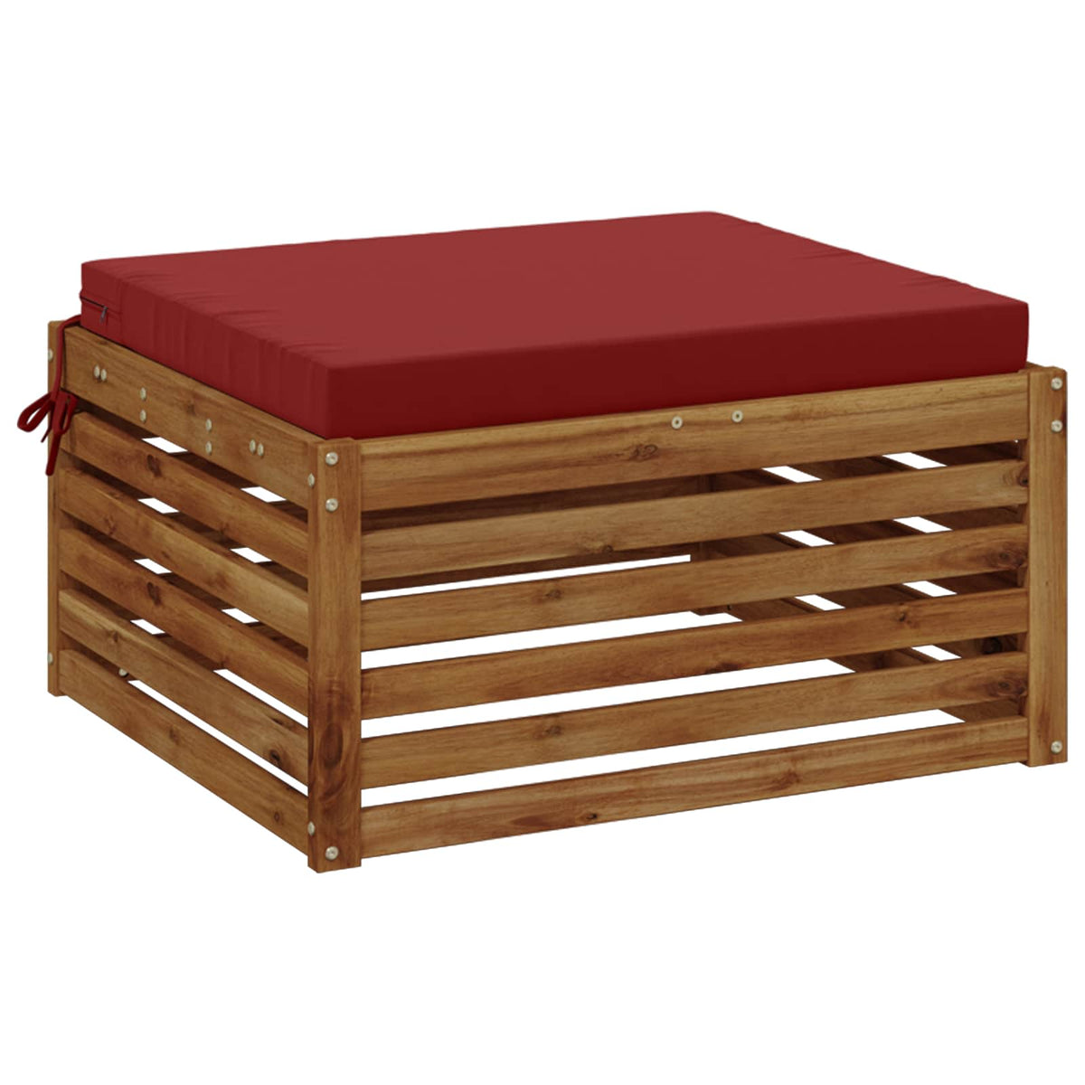 1 darabos ülőpárna SOEST 100% poliészter Bordó 60 x 60 x 7 cm 3