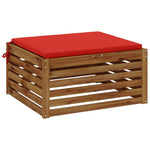 1 darabos ülőpárna SOEST 100% poliészter Piros 80 x 80 x 3 cm 3