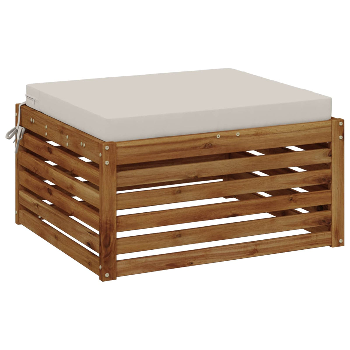 1 darabos ülőpárna SOEST 100% poliészter Fehér 80 x 80 x 7 cm 3
