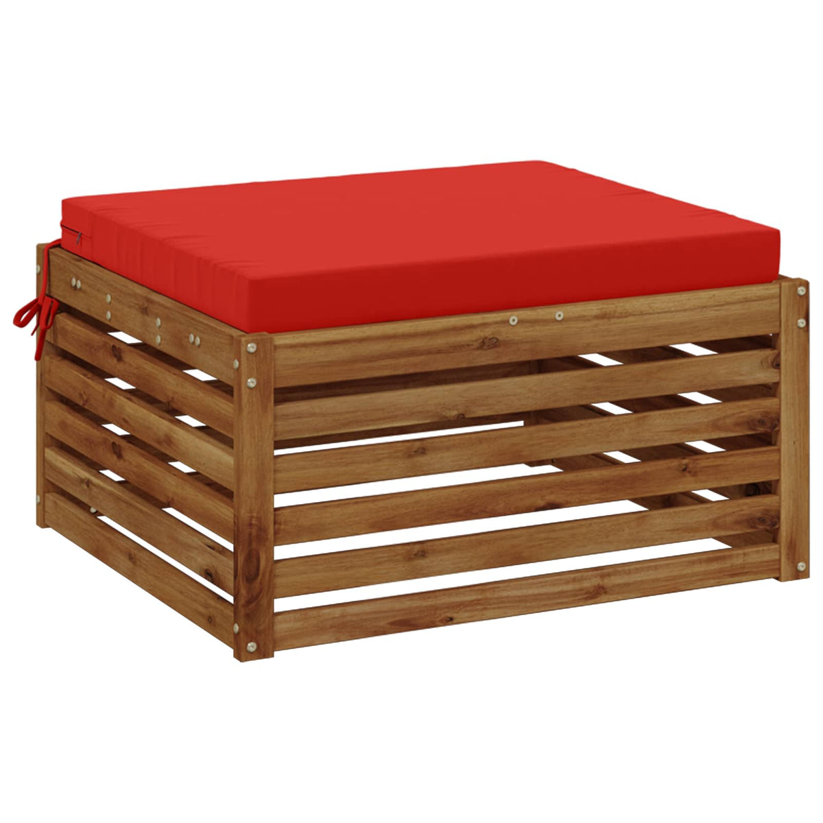 1 darabos ülőpárna SOEST 100% poliészter Piros 80 x 80 x 7 cm 3