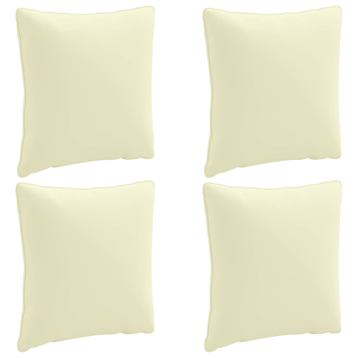 4-Darabos Háttámlap PUTTEN 4 pcs 100% poliészter Krémszínű 2