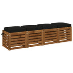 4 darabos üléspárnák SOEST 4 pcs 100% poliészter Fekete 2