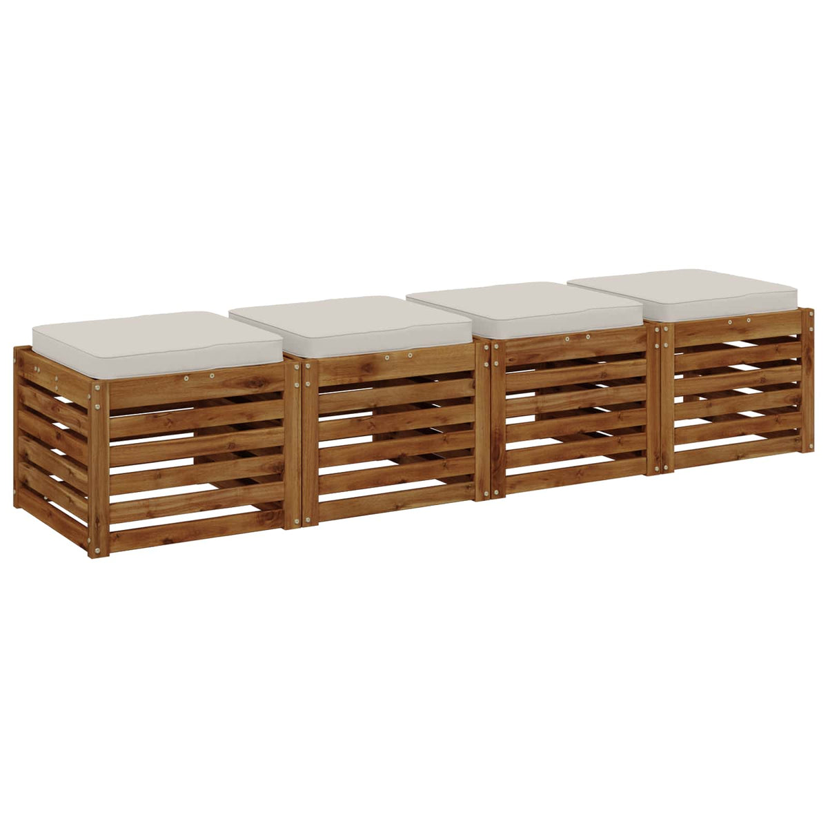 4 darabos ülőpárna VUGHT 4 pcs 100% poliészter Fehér 3