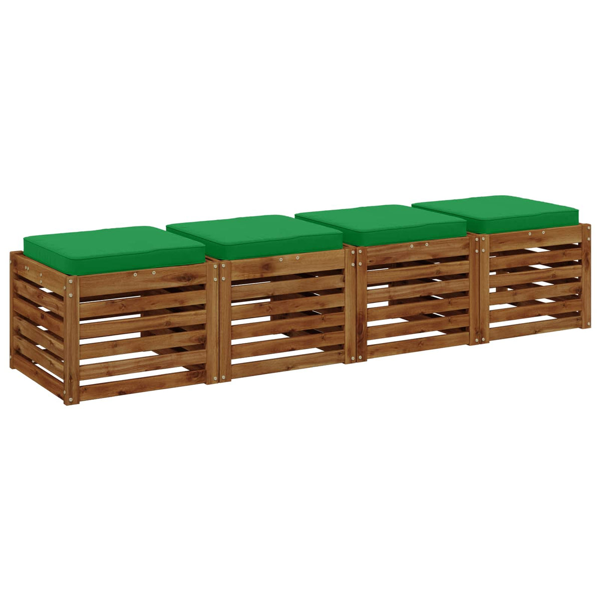 4 darabos ülőpárna VUGHT 4 pcs 100% poliészter Zöld 3