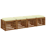 4 darabos ülőpárna VUGHT 4 pcs 100% poliészter Krémszínű 3