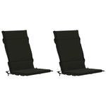 2 darabos magas háttámlás székpárna GEMERT 2 pcs Fekete