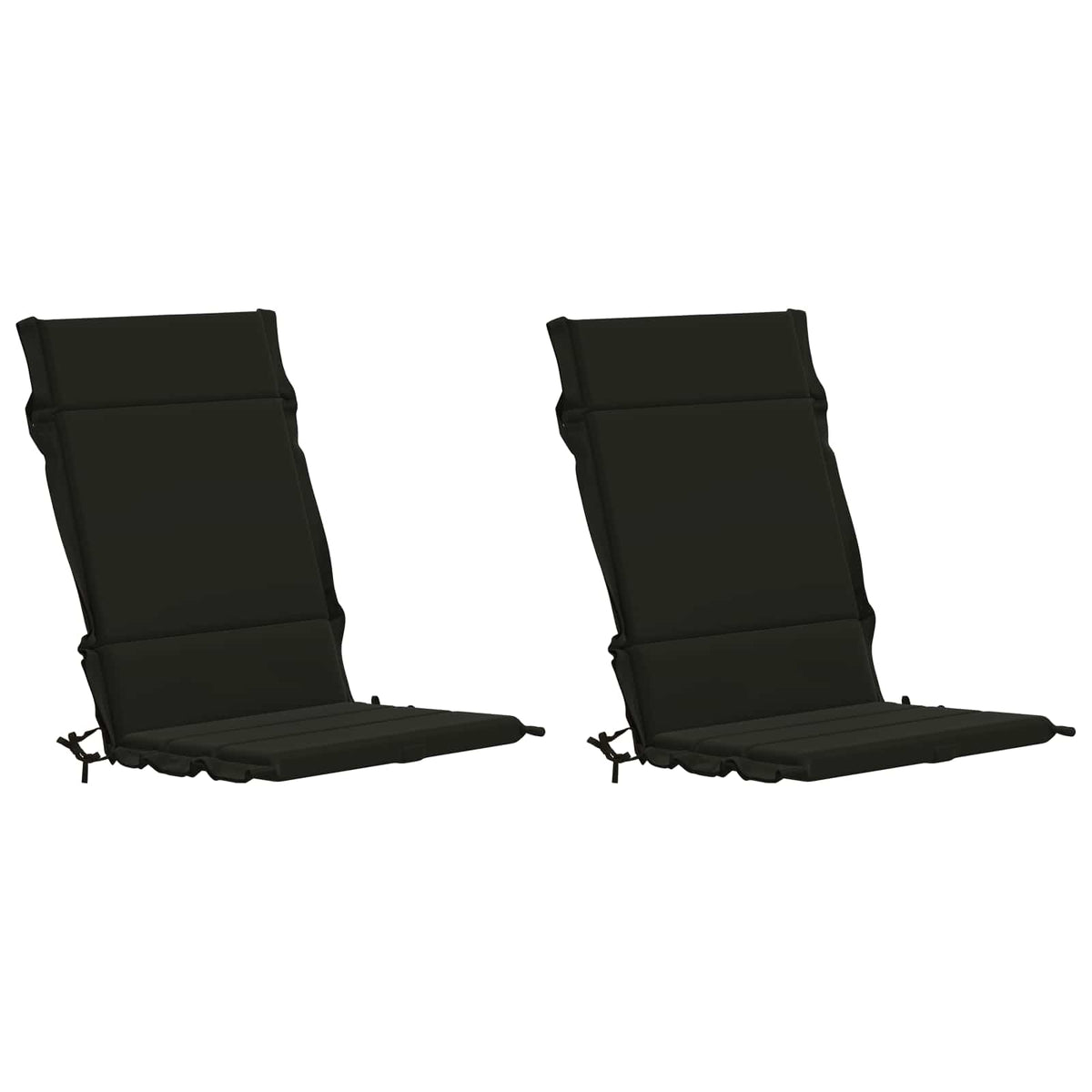 2 darabos magas háttámlás székpárna GEMERT 2 pcs Fekete