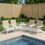 4 darabos magas háttámlás székpárna GEMERT 4 pcs Krémszínű