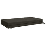 Ülőpárna SOEST 100% poliészter Antracitszürke 120 x 60 x 15 cm 5