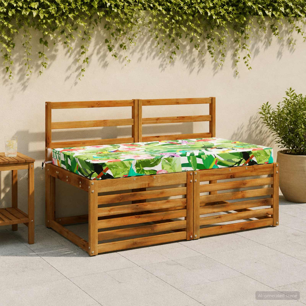 Ülőpárna SOEST 100% poliészter Sokszínű 120 x 60 x 10 cm