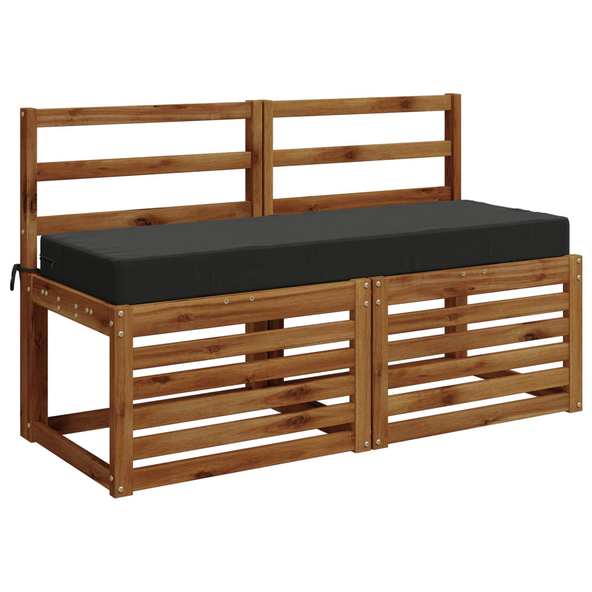 Ülőpárna SOEST 100% poliészter Antracitszürke 120 x 40 x 10 cm 3