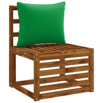 1-Darabos Háttámlap PUTTEN 100% poliészter Zöld 50 x 40 x 15 cm 3