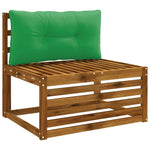 Hátpárna PUTTEN 100% poliészter Zöld 70 x 40 x 10 cm 3