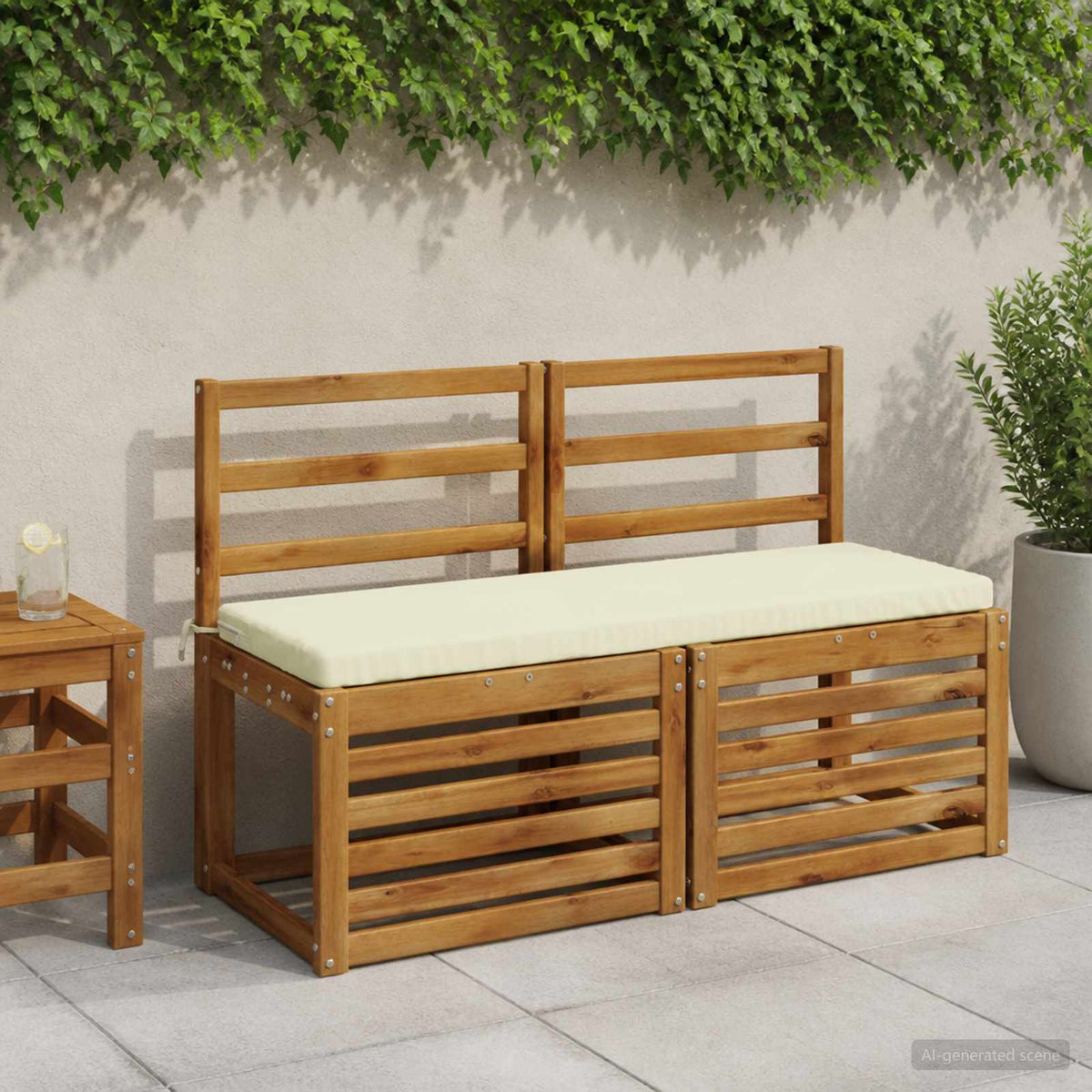 2 darabos padpárna SOEST 2 db 100% poliészter Krémszínű