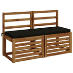 Padpárna SOEST 100% poliészter Fekete 120 x 40 x 5 cm 3