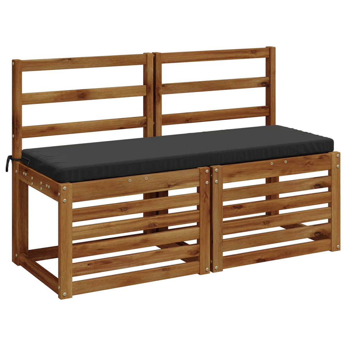 Padpárna SOEST 100% poliészter Antracitszürke 120 x 40 x 5 cm 3