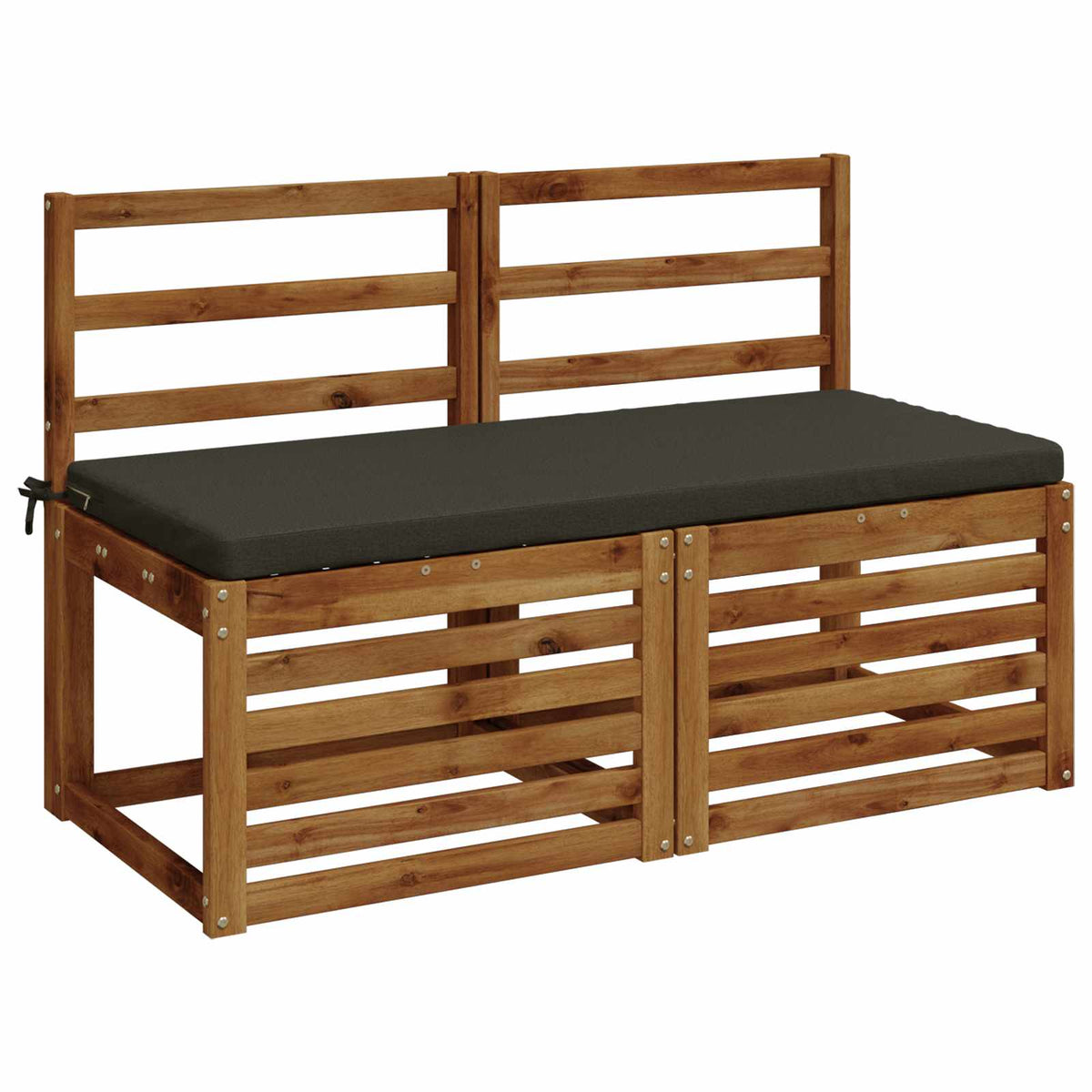 Padpárna SOEST 100% poliészter Antracitszürke 110 x 50 x 5 cm 3