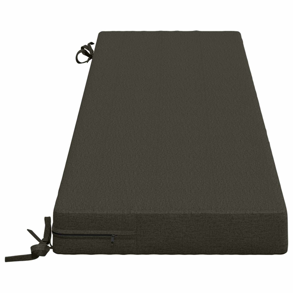 Padpárna SOEST 100% poliészter Antracitszürke 160 x 40 x 8 cm 4