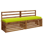 Padpárna SOEST 100% poliészter Fényes zöld 170 x 40 x 8 cm 3